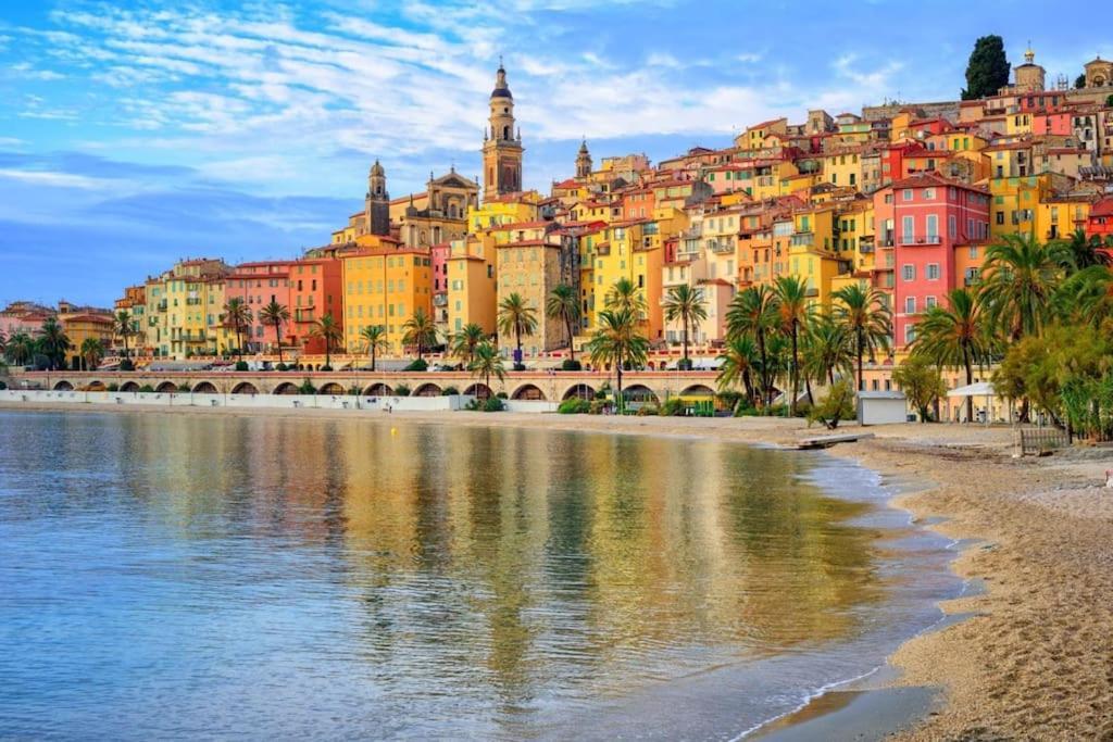 Menton Carre D'Or - Private Garage Apartment ภายนอก รูปภาพ