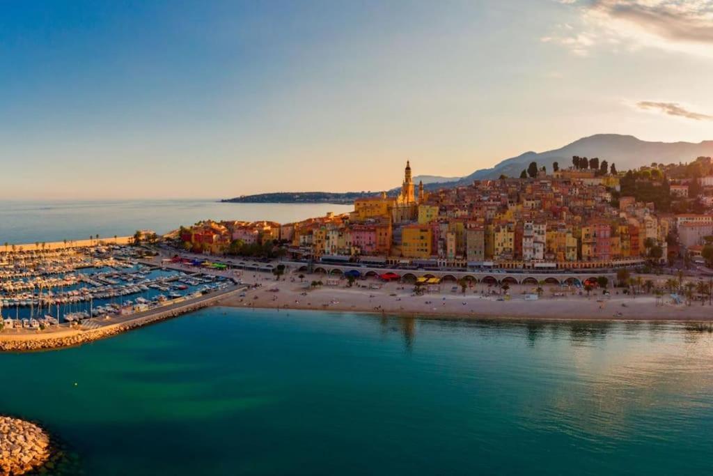 Menton Carre D'Or - Private Garage Apartment ภายนอก รูปภาพ
